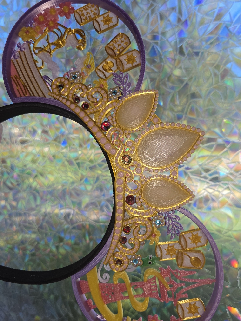 Beautiful Swavorski Tangled Disney Ears